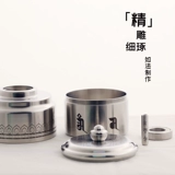 Электрическое вращение роторного мини -буддистского Будды, тибетский, посвященный богатству, Wenshu Guanyin, Гуанейн Электрическая вращающаяся трубка