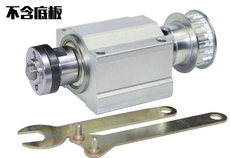 Шпиндель 锯片无动力切割台锯主轴m10螺纹可装内孔16和20mm的锯片 ZOGO