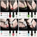 Nail Combination Bộ 12 màu, lâu trôi, không thấm nước, khô nhanh, không phai, sơn móng tay màu đỏ cổ tiên mùa hè - Sơn móng tay / Móng tay và móng chân