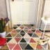 Hộ gia đình cửa dây vòng cửa mat hiên tùy chỉnh thảm đất nung pvc nhà bếp phòng tắm chống trượt mat hình học đơn giản