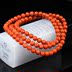 Vòng đeo tay mã não đỏ tự nhiên Nam Tứ Xuyên Chất liệu Liangshan Persimmon Red Full Meat Bracelet Ba vòng tròn Nhiều vòng tròn Đàn ông và Phụ nữ 108 Hạt vòng pandora Vòng đeo tay Clasp