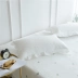 Ins gió Hàn Quốc có thể giặt trải giường ba bộ chăn bông chần thêu mùa hè là 3 bộ giường đơn bìa Trải giường