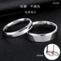 Cặp vợ chồng thời trang Hàn Quốc nhẫn một cặp chữ tùy chỉnh nam nữ nhẫn đơn giản bằng thép titan nhẫn nhẫn nhẫn sinh viên kỷ niệm nhẫn bạc