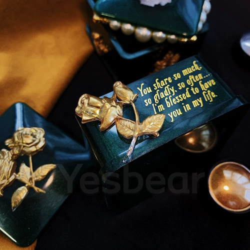 Yesbear Волшебное зеркальное порошок DIY Кристаллический капель материал металлический порошок красавица нафтам порошкообразной порошок.