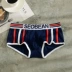 Súng tách thể thao cotton nam đồ lót thanh niên eo thấp sexy boxer triều thời trang thoáng khí bốn góc quần lót nữ sinh Vòng eo thấp