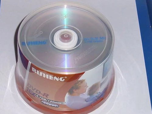 Резные записи пустые ежедневные выигрыши 50 штук баррелей 16x DVD-R одноразовый диск записывания