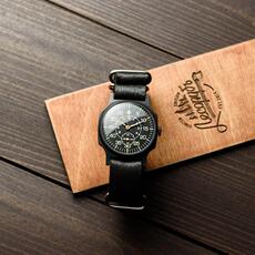 Винтажные наручные часы 乌克兰代购rare◇古着1980s苏联复古腕表飞行员军表机械真皮手表