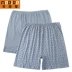 Trung niên và người đàn ông tuổi của đồ lót cotton loose boxer quần cộng với phân bón để tăng cao eo quần short nam già của cha quần Nam giới