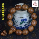 Браслет из бусин, натуральные четки из старинного материала, 18mm, подарок на день рождения