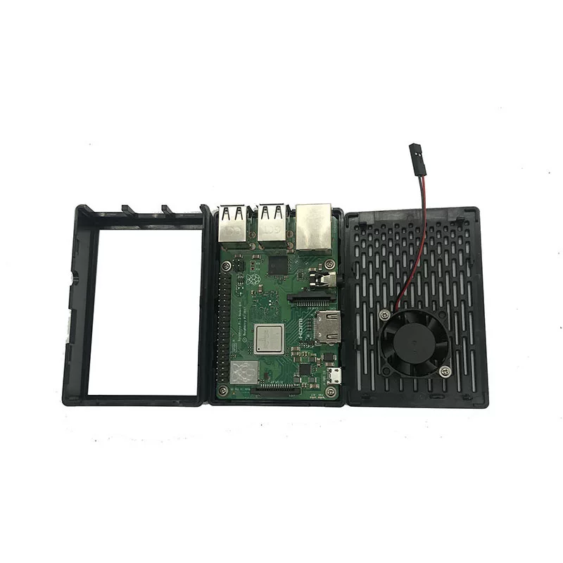 Raspberry Pi 4B 3B 3B+ 3.5-дюймовый сенсорный дисплей, корпус можно установить с кулером, корпус ABS