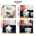 Jingdezhen rượu vang vàng ấm rượu vang nồi gốm hộ gia đình hai hai rượu vang trắng rượu vang nóng rượu sake vì lẩu nóng bộ rượu vang