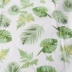 lá xanh tươi nhỏ của cây rừng mưa nhiệt đới lanh chăn vải giường cotton twill - Vải vải tự làm vải họa tiết đẹp Vải vải tự làm