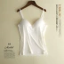 Shan Yue Ji Life Thơ Thơ Câu lạc bộ đồ lót nữ Modal Camisole (có miếng đệm ngực) - Áo vest Áo vest