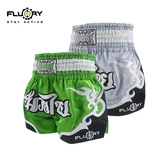 Fluory Fire Block 2018 Kunlun Boxing Competition Специальные тайские тайские шорты Бесплатные боевые боевые боевые боевые боевые костюмы