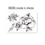 Цветок Рука Девушка ТАТУ X234 Плечо Ключицы Цветок Цветок Татуировки Наклейка Водонепроницаемая