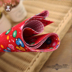 Mùa xuân và mùa thu mẹ handmade đơn dép chất liệu nhà DIY dép in vải nhung ba lớp vải cotton giấy Vải vải tự làm