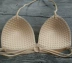 Tam giác cup treo cổ vòng đai mỏng không có vòng thép bra bikini vẻ đẹp backless đồ lót bơi viền Bikini