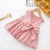 2018 mùa hè cô gái cung váy trẻ em vest váy 1-2-3-4 tuổi bé không tay váy cotton Váy