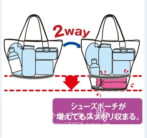 Японская водонепроницаемая сумка для плавания с разделителями подходит для мужчин и женщин для спортзала