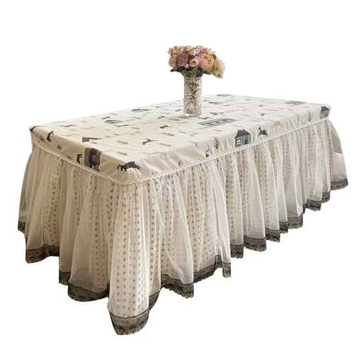 Оригинальная инновационная маленькая оленя Pure Cotton Comment Table TV Sable Столовая ткань Длинная квадратная электрическая печь гриль на гриле плита капюшона