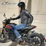 Звездная мотоциклетная кожаная куртка Alpinestar