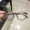 Nhập khẩu siêu nhẹ TR90 tấm kính nữ toàn khung kính tròn đơn giản thời trang nam mặt bị mỏng cận thị chống ánh sáng xanh - Kính đeo mắt kính