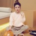 Mùa xuân và mùa thu nữ 2018 mới bộ đồ ngủ dài tay cotton phiên bản Hàn Quốc của máy lạnh phần gợi cảm ngọt ngào có thể mặc bên ngoài bộ đồ thủy triều bộ thể thao nam đẹp Bên ngoài ăn mặc