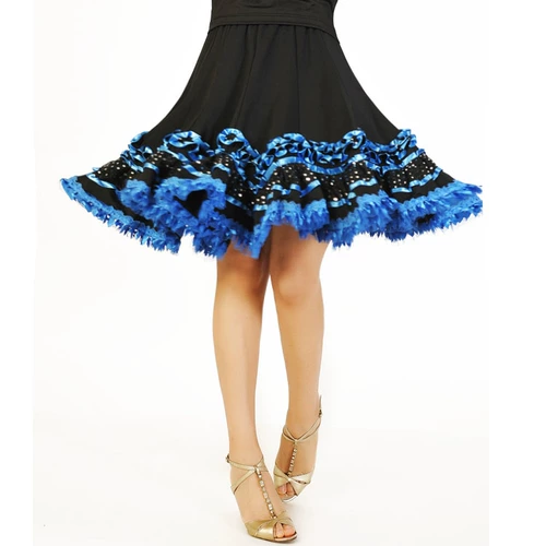 Квадратная танцевальная одежда Гиттаба большая юбка танцевальная танцевальная юбка для взрослой латинской юбки танце