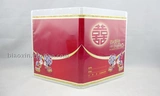 Big Red Wedding CD Box Single -peece Двойной диск Drive CD Box Wedding Memorial CD Box пластиковая коробка