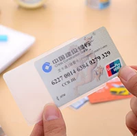 Xách tay sinh viên bữa ăn thẻ xe buýt thẻ bộ chủ thẻ ngân hàng sáng tạo korea hai mặt siêu mỏng id thẻ bộ id thẻ bộ ví đựng card hàng hiệu