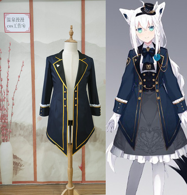 taobao agent 温泉漫漫 One Hololive Black Blowing Snow 2020 Birthday clothes COS suit Women's installation