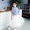 Girls Oceanic Set 2019 Váy mùa xuân và mùa hè Lớn cho trẻ em Váy lưới dài Váy trắng phồng - Váy