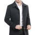 Giải phóng mặt bằng mùa thu và mùa đông mô hình của nam giới áo len nam cha trong phần dài ve áo áo len trung niên áo khoác mùa đông áo da nam cao cấp Áo len