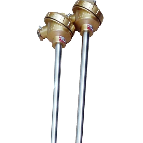 Shangyi WRNK-230 Armor Thermocouple K-точка № 1000 ℃ Двойной промышленный термометр Шанхай Третья фабрика