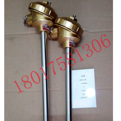 Shangyi WRNK-230 Armor Thermocouple K-точка № 1000 ℃ Двойной промышленный термометр Шанхай Третья фабрика