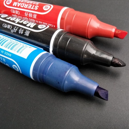 Нефтяная ручка с двойной ручкой черная толстая ручка