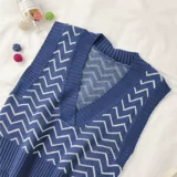 Tide, трикотажный осенний жилет без рукавов, в корейском стиле