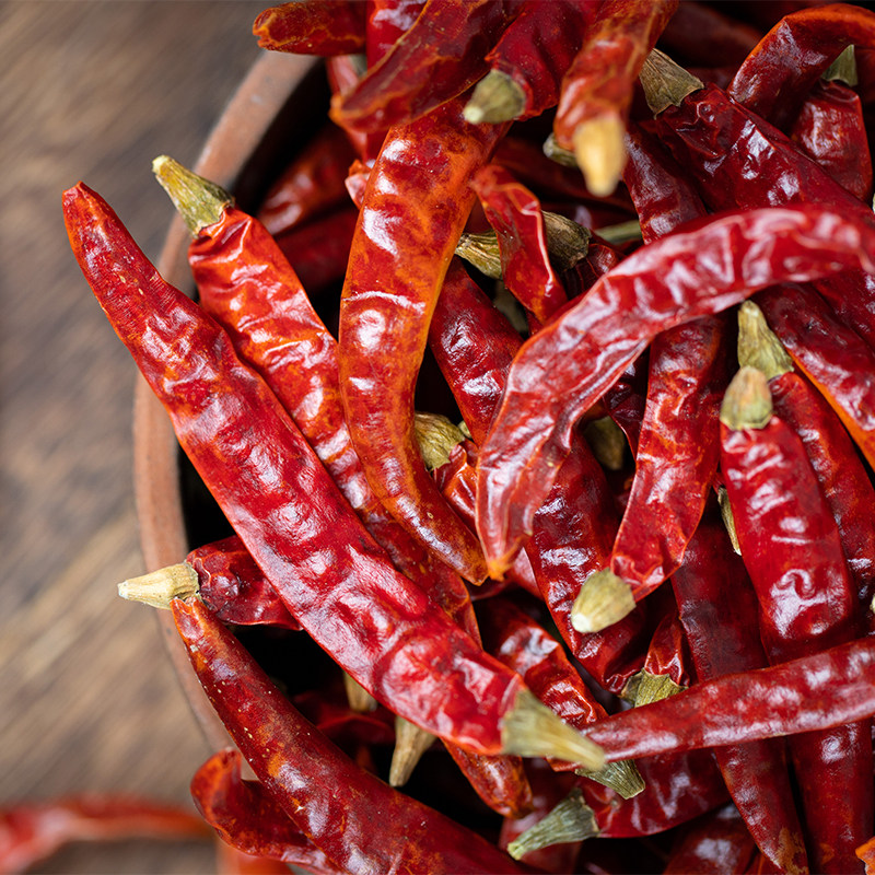正宗印度魔鬼辣干辣椒农家辣椒干香辣变态辣麻辣断魂椒朝天椒500g