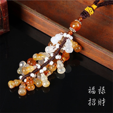 Подвеска для автомобиля 玛瑙玉髓车挂汽车内挂饰装饰品车挂玉器宝石工艺品