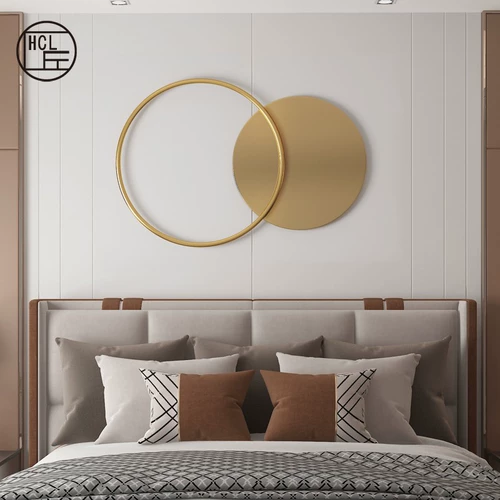 Современная и минималистичная подвеска для кровати, круглый диван, аксессуар, легкий роскошный стиль