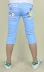 Quần áo trẻ em boy denim cắt quần bé trai quần short bé thời trang quần trong trẻ em lớn của quần quần ống túm cotton Han Chao Quần jean