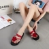 Joker thời trang flip-flops mùa hè của phụ nữ dép và dép dày dưới anti-skid flip flops nêm của phụ nữ bãi biển dép nữ bán giày dép nữ online Dép