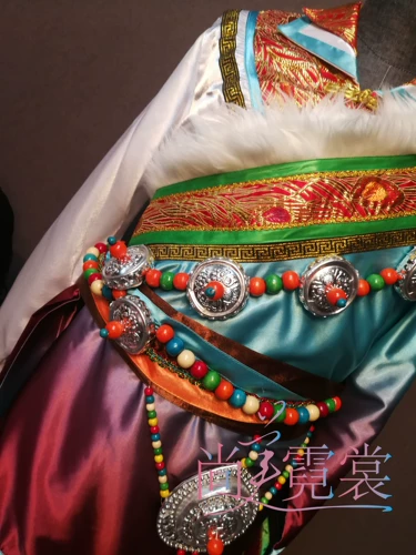 Аренда тибетская танцевальная одежда мужская тибетская рукава для взрослых