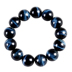 Trang sức Guanyuan Tinh khiết tự nhiên 5A Blue Tiger Eye Stone Bracelet Eagle Eye Hạt Vòng tay Lãnh đạo Shiwang Kinh doanh Tăng sự tự tin - Vòng đeo tay Clasp vòng thạch anh tóc vàng Vòng đeo tay Clasp