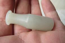 Мундштуки Белизну Великой династии Цин нефритовые