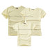 Màu rắn T-Shirt ngắn tay cha mẹ và con mặc những người yêu thích T-Shirt trống T-Shirt cotton diy có thể in mô hình tùy chỉnh văn bản Trang phục dành cho cha mẹ và con