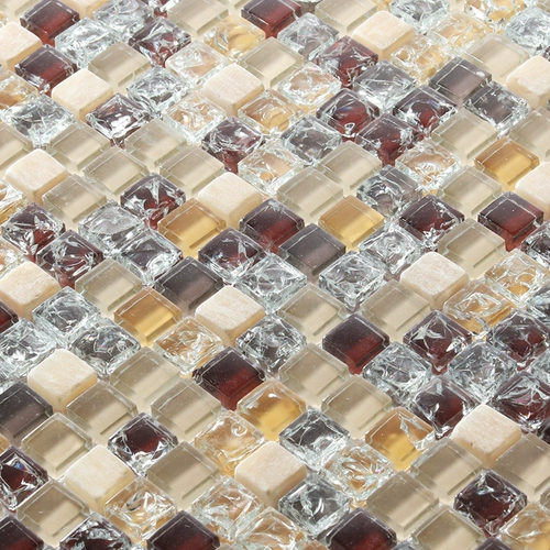 Хрустальная льда трещина стеклянная мозаичная плитка плитка плавательная бассейн