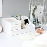 Белая система хранения, коробка для хранения для документов, подвесной органайзер, корзина для хранения, туалетный столик