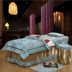 Cao cấp massage vẻ đẹp giường bộ đồ giường massage sang trọng chenille vẻ đẹp trải giường bốn mảnh bán buôn phổ Trang bị tấm