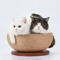 [Кошачьи рабыни Сяоли] Кошка хватает игрушку для домашних животных, чаша с кошкой, веревка из конопли экологически чистое мадр для кошачьи игрушки